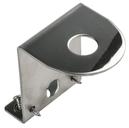 STAINLESS STEEL UNIVERSAL GUARD MOUNT UHF ANTENNA BRACKET