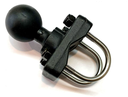 RAM 1.5" BALL WITH DOUBLE U-BOLT 1-1.25" DIAMETER