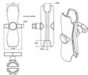 RAM DOUBLE SOCKET ARM C SIZE 1.5" BALL