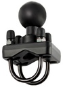 RAM 1.5" BALL WITH DOUBLE U-BOLT 1-1.25" DIAMETER