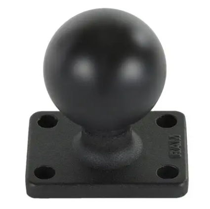 RAM BALL BASE WITH 1.5" x 2" 4 HOLE PATTERN C SIZE