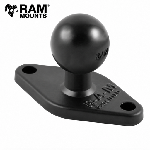 RAM 1" BALL WITH DIAMOND PLATE (B)